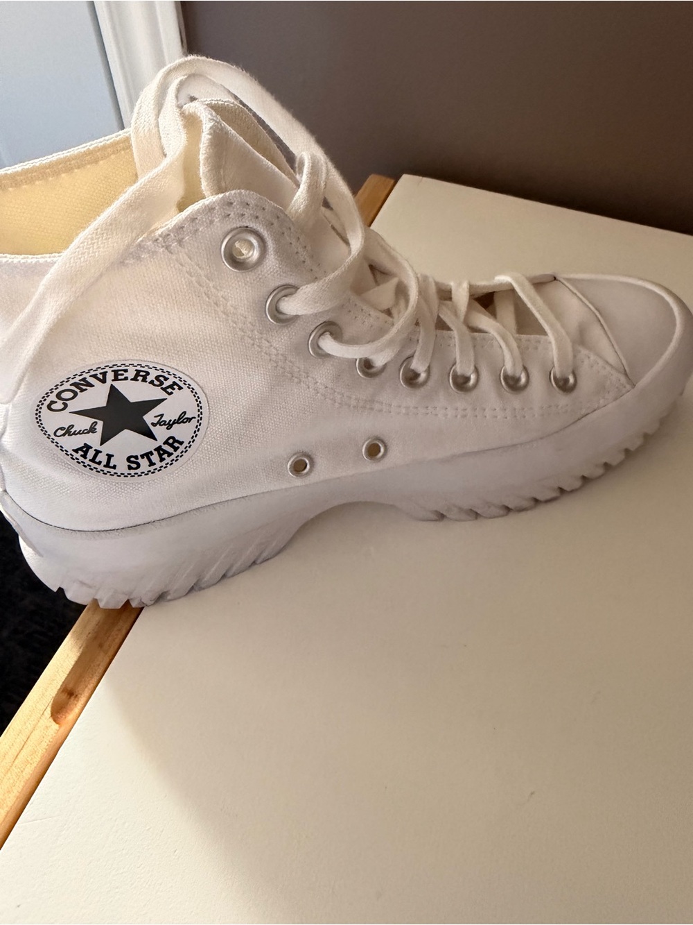 Converse White Canvas High-Top Sneaker